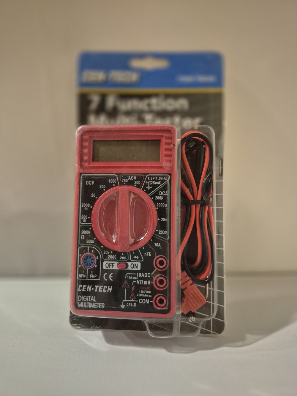 Brand New Sealed  CEN-TECH Digital Multimeter - Pocket Tester